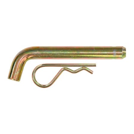 Buyers Products 5/8 x 3.8 Inch Yellow Zinc Heavy-Duty Hitch Pin with Cotter - Fits 2-1/2 Inch Receivers HP6256WC